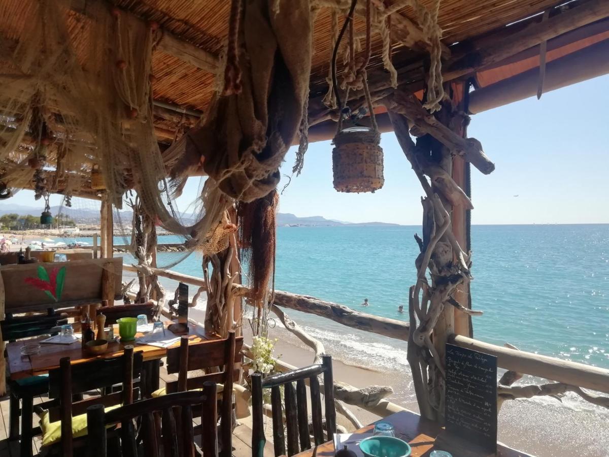 Cote D'Azur Joli Studio 50M Plage, Climatisation , Parking. Villeneuve-Loubet Exterior foto