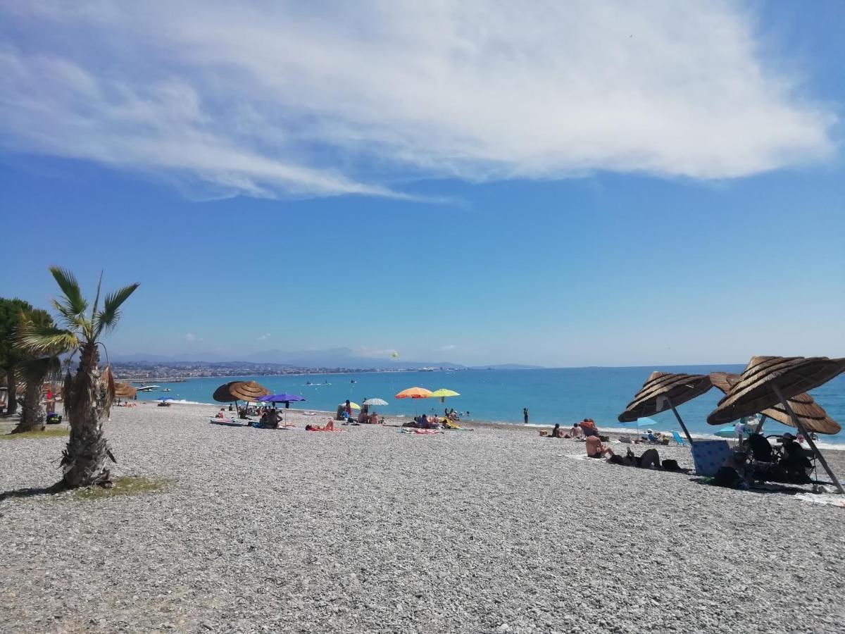 Cote D'Azur Joli Studio 50M Plage, Climatisation , Parking. Villeneuve-Loubet Exterior foto