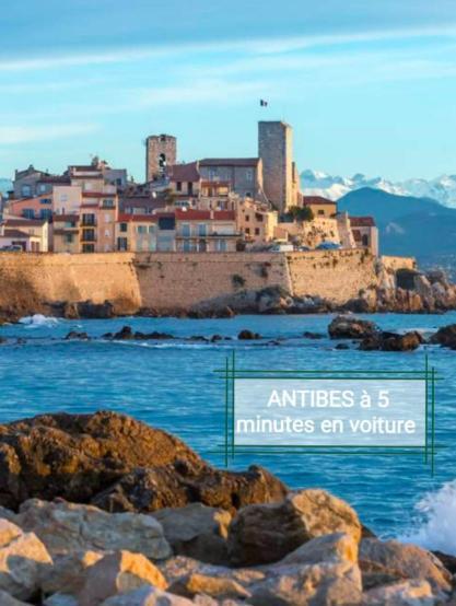 Cote D'Azur Joli Studio 50M Plage, Climatisation , Parking. Villeneuve-Loubet Exterior foto